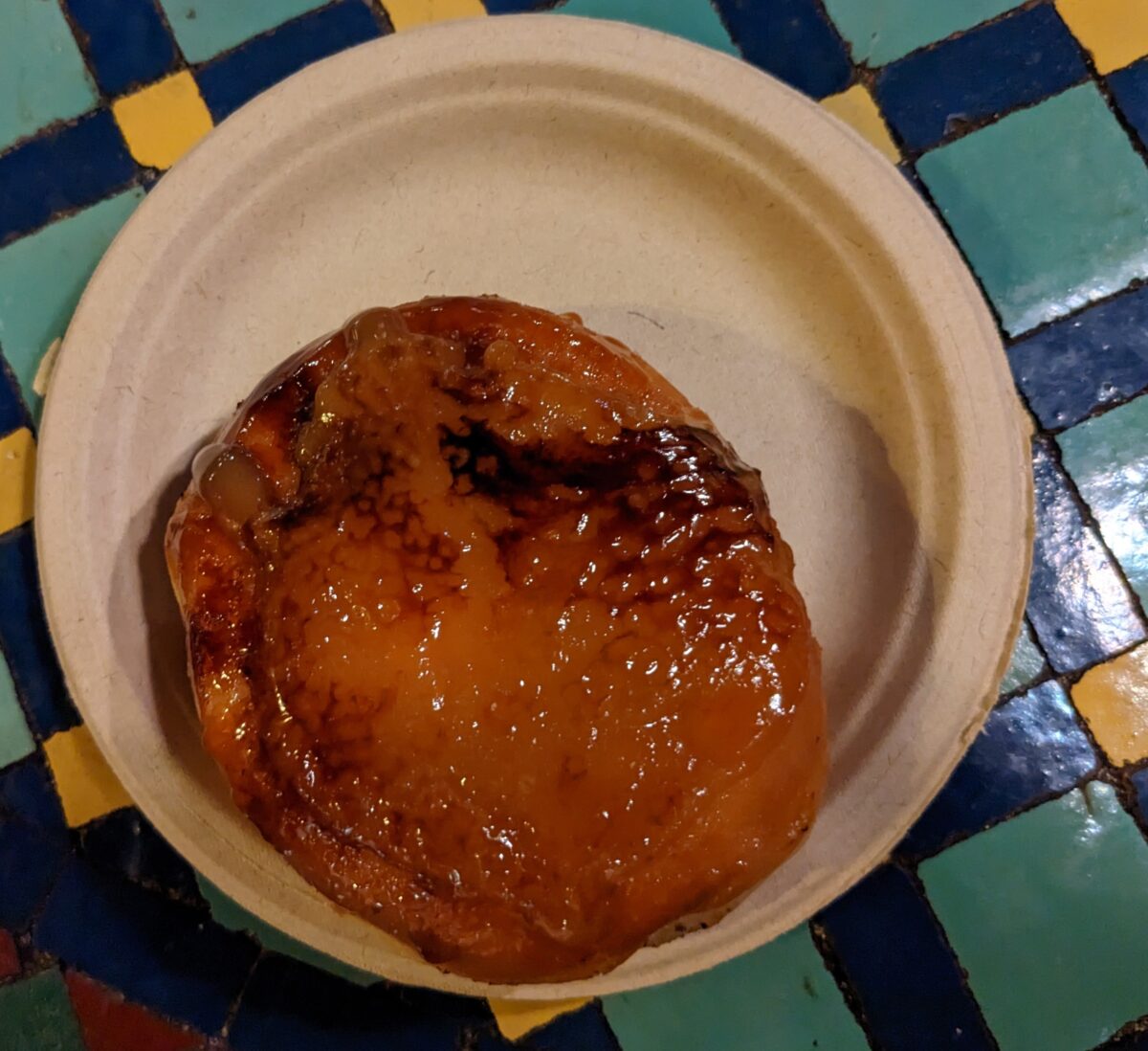 A picture of a beignet you can order at the Flower & Garden Festival at Epcot at Disney World in Orlando, FLorida