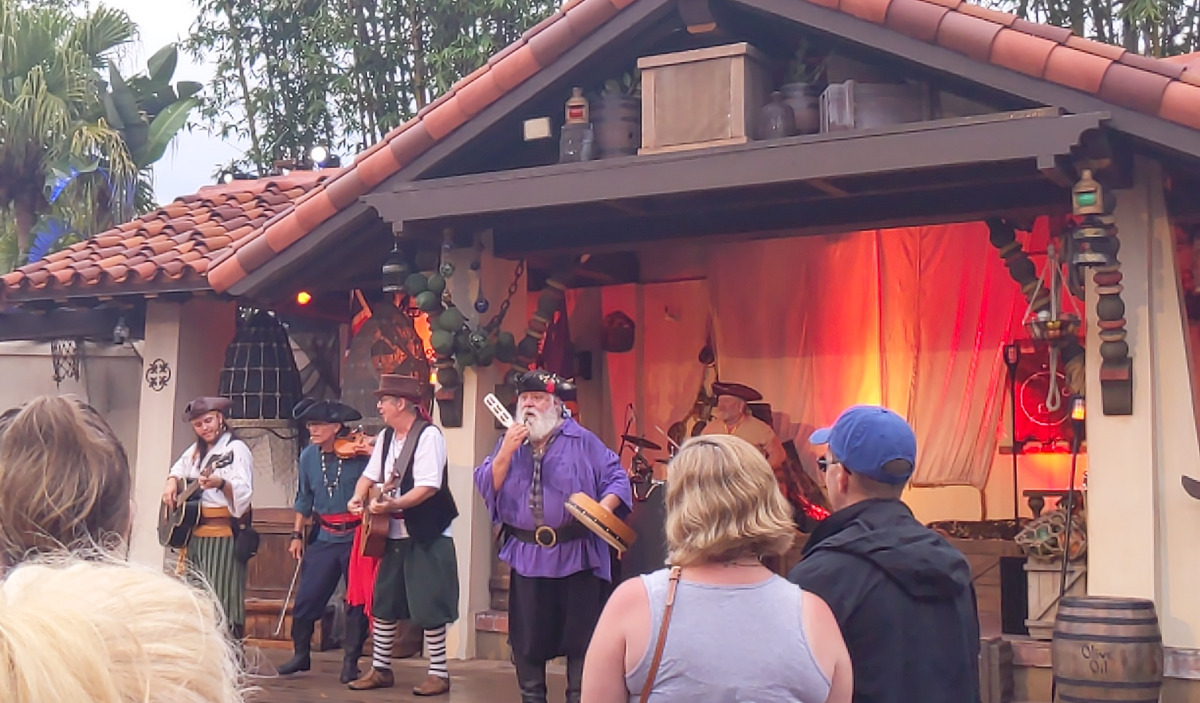 Pirate Band at Mickey's Not So Scary Halloween Party in Walt DIsney World in Orlando Florida