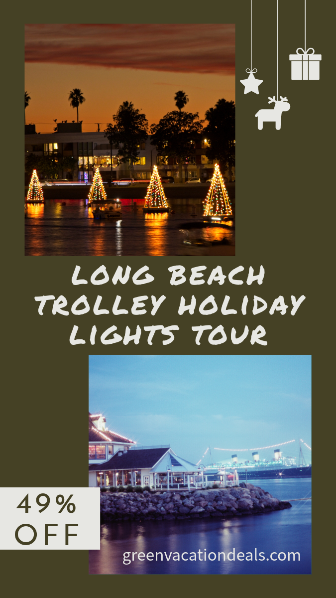 Long Beach Trolley Holiday Lights Tour: 49% Off Coupon