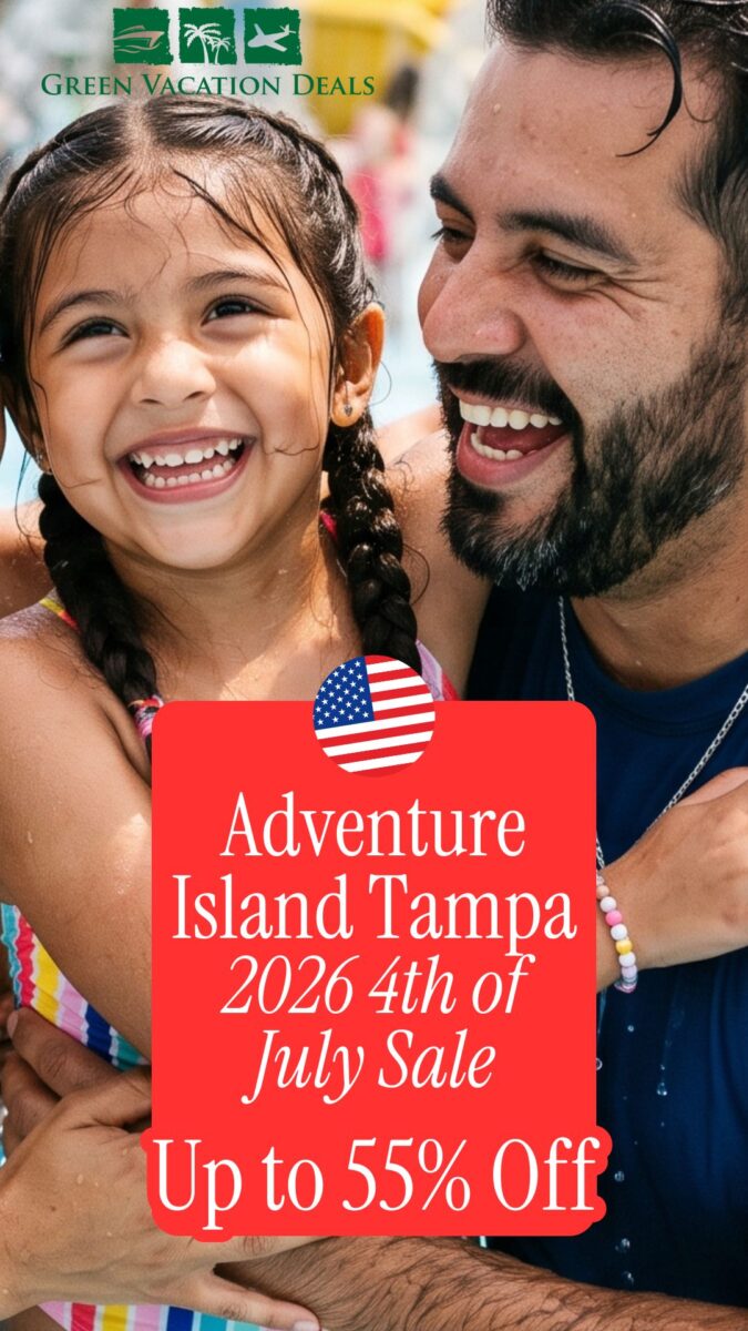Adventure Island Tampa Fourth of July Sale 2026 Adventure Island 4th of July 2026 Sale: up to 55% off