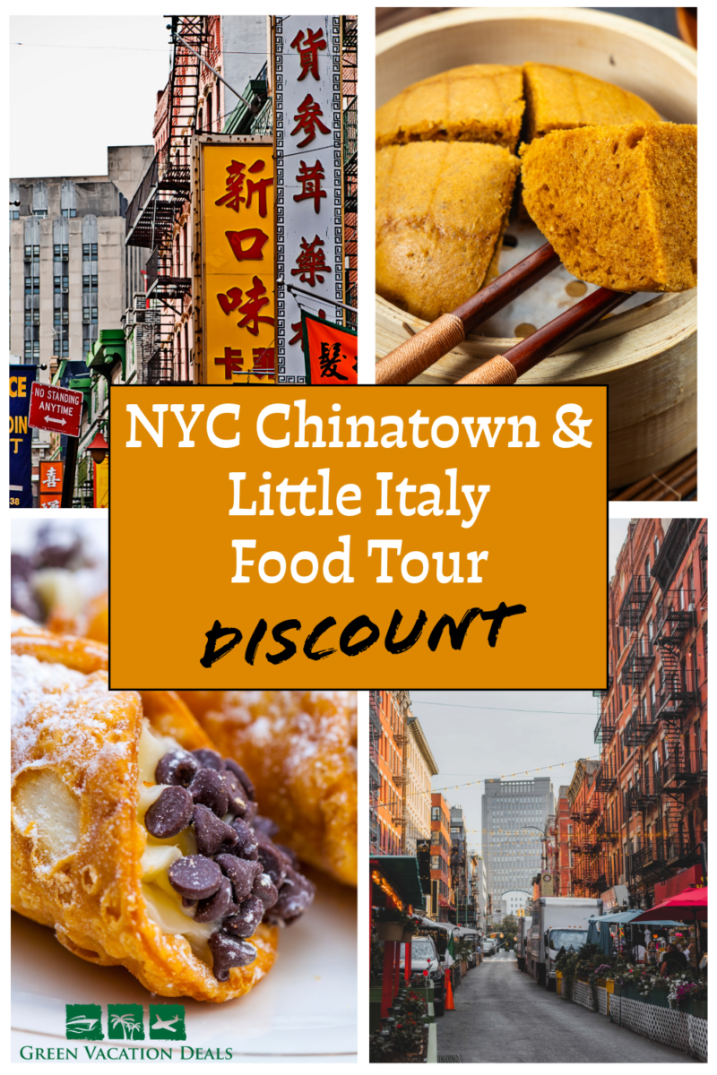 Discount ticket for an NYC Chinatown and Little Italy Food Tour