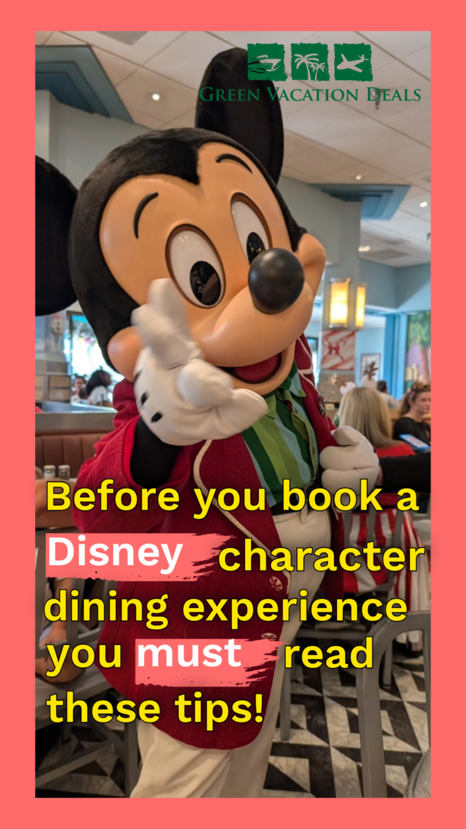 Must read tips for character dining experiences at Disney World
