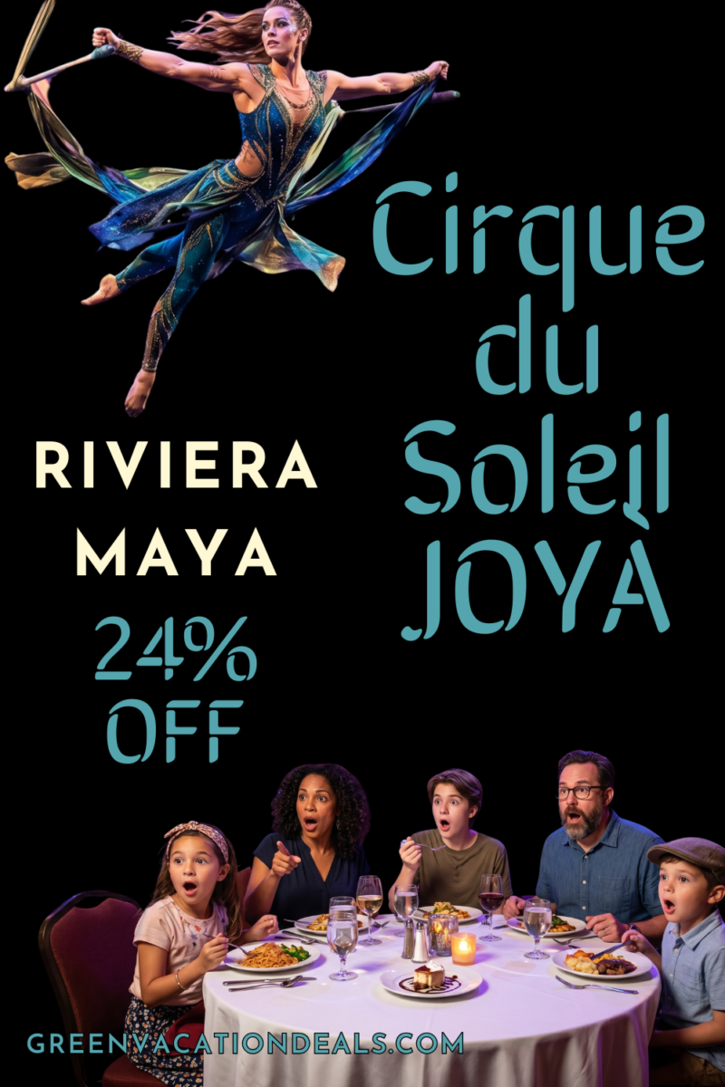 Cirque du Soleil JOYA Riviera Maya: 24% off ticket