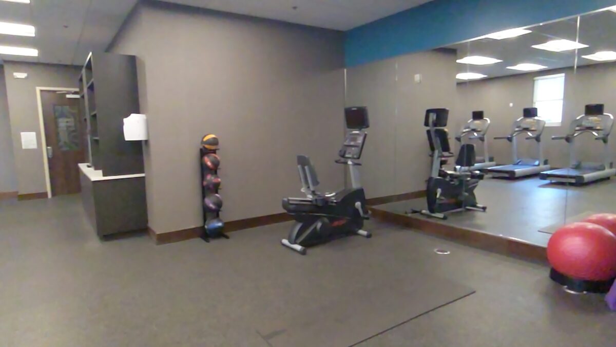 Fairfield Inn & Suites Savannah Downtown/Historic District has a decent if not huge size fitness center guests can use