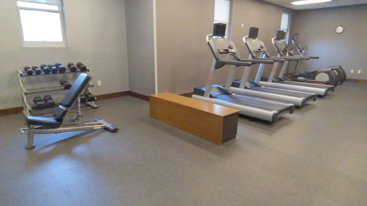 A picture of the equipment in the exercise room at Fairfield Inn & Suites Savannah Downtown/Historic District