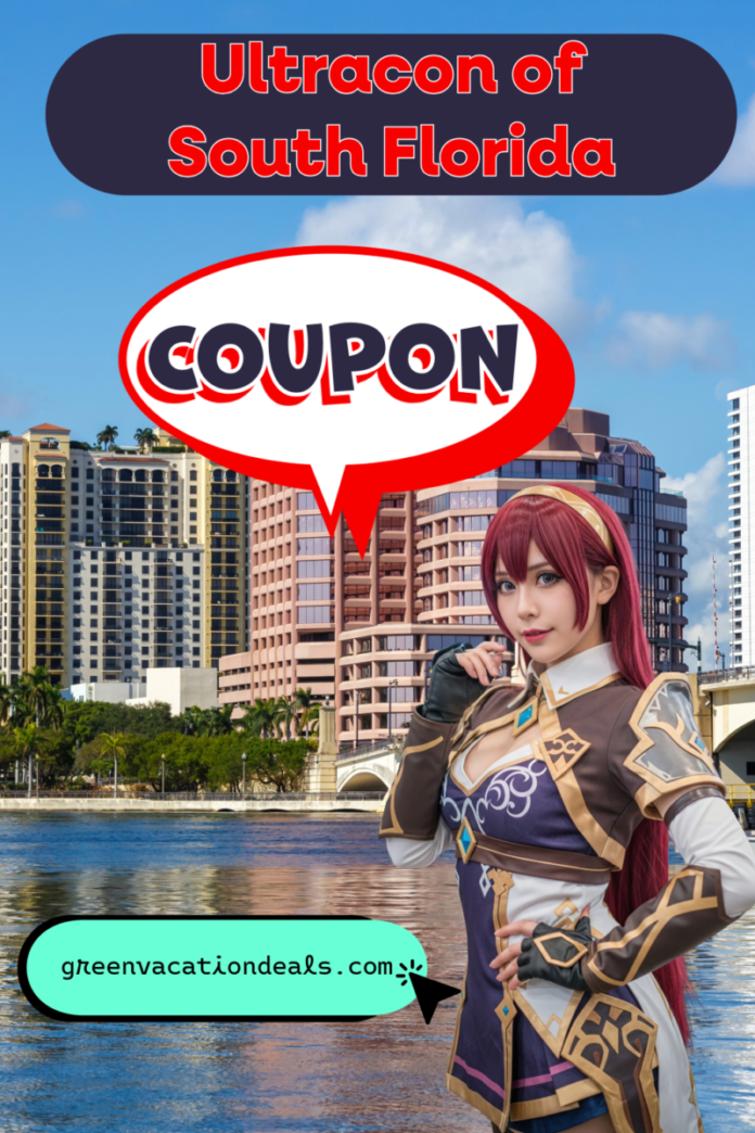 Coupon For Ultracon Comic Con In West Palm Beach Ultracon of South Florida Coupon