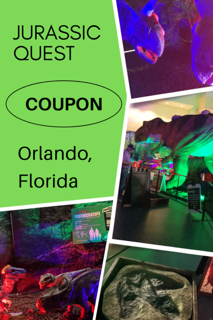 Jurassic Quest Orlando FL Promo Code Green Vacation Deals