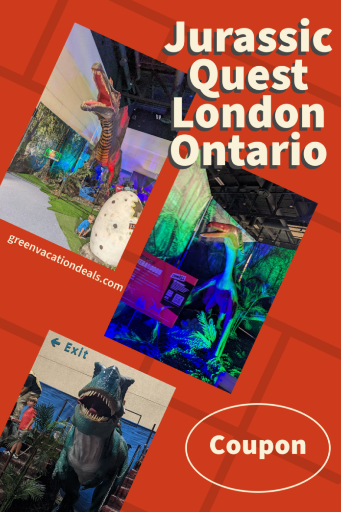 Jurassic Quest London Ontario Promo Code Green Vacation Deals