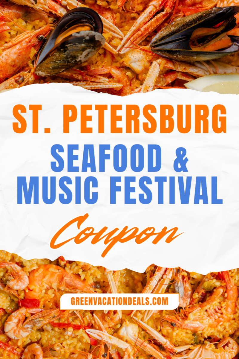 Save money with a coupon for the St. Petersburg Seafood & Music Festival