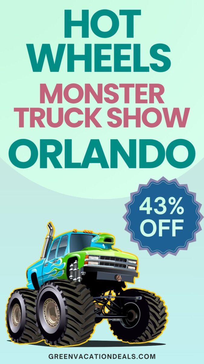 Hot Wheels Monster Truck Show Orlando: 43% off coupon