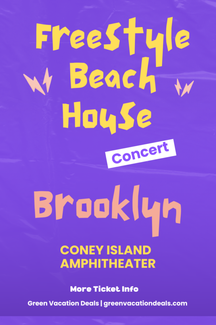 Save money with a coupon or promo code for the Freestyle Beach House Concert in Brooklyn