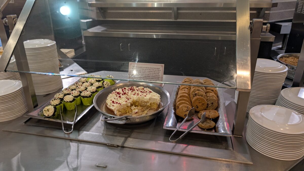 A picture of some desserts at Minnie's Holiday Dine a seasonal event at Hollywood & Vine restaurant at Walt Disney World in Orlando, Florida.