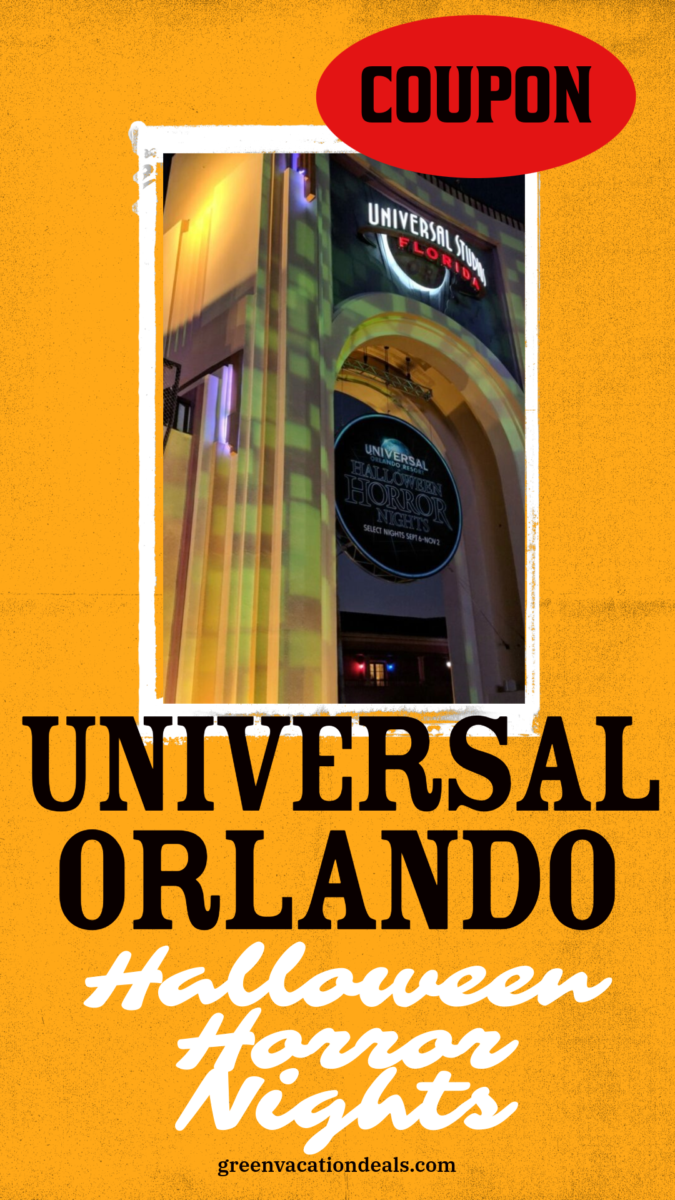 Coupon for Universal Orlando's Halloween Horror Nights