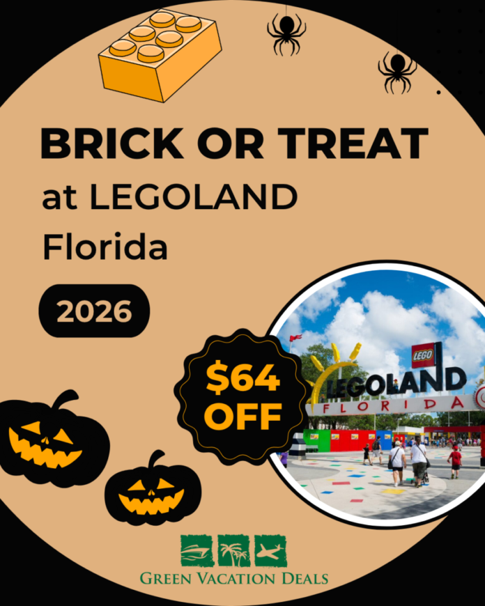 Brick Or Treat LEGOLAND Florida Coupon Brick or Treat at LEGOLAND Florida 2026 Coupon for $64 off tickets