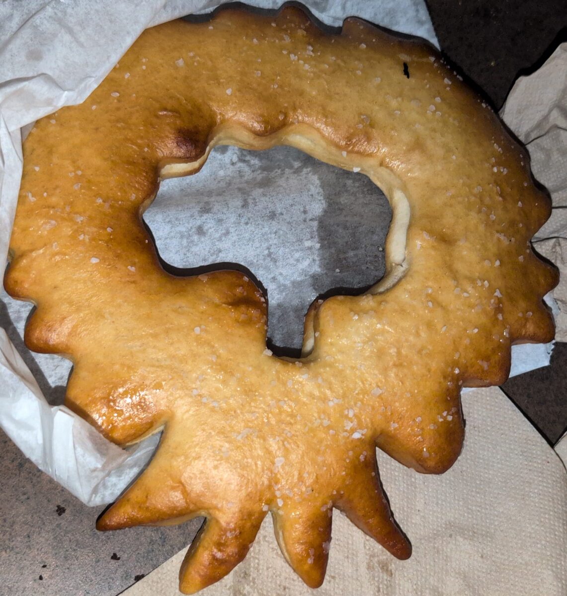 Carrol's Wreath is a delicious choice for a snack at SeaWorld Orlando's Christmas Celerbation event.