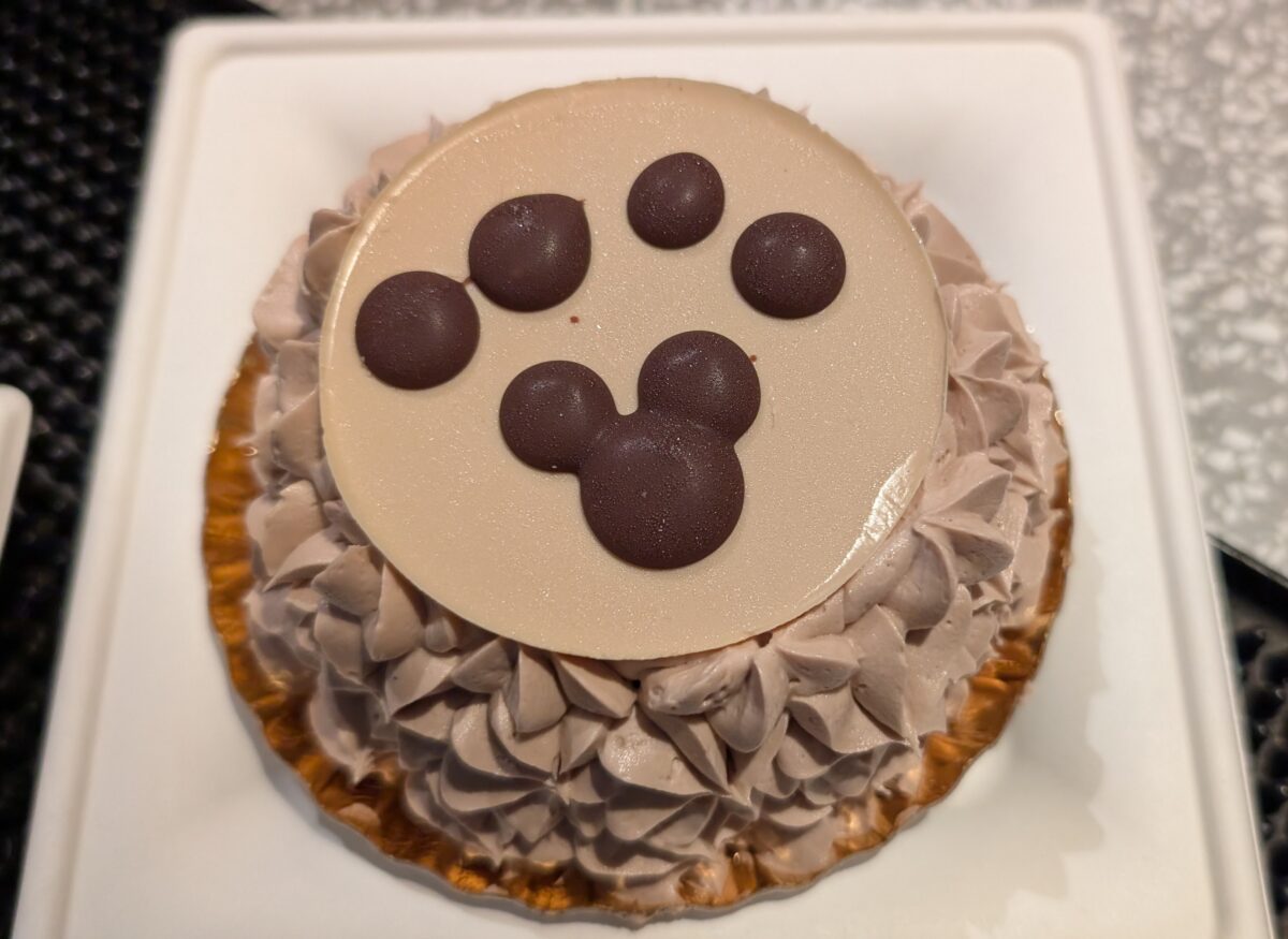 A picture of the Duffy Brownie from Jollywood Nights, an afterhours holiday event at Disney World in Orlando, Florida.