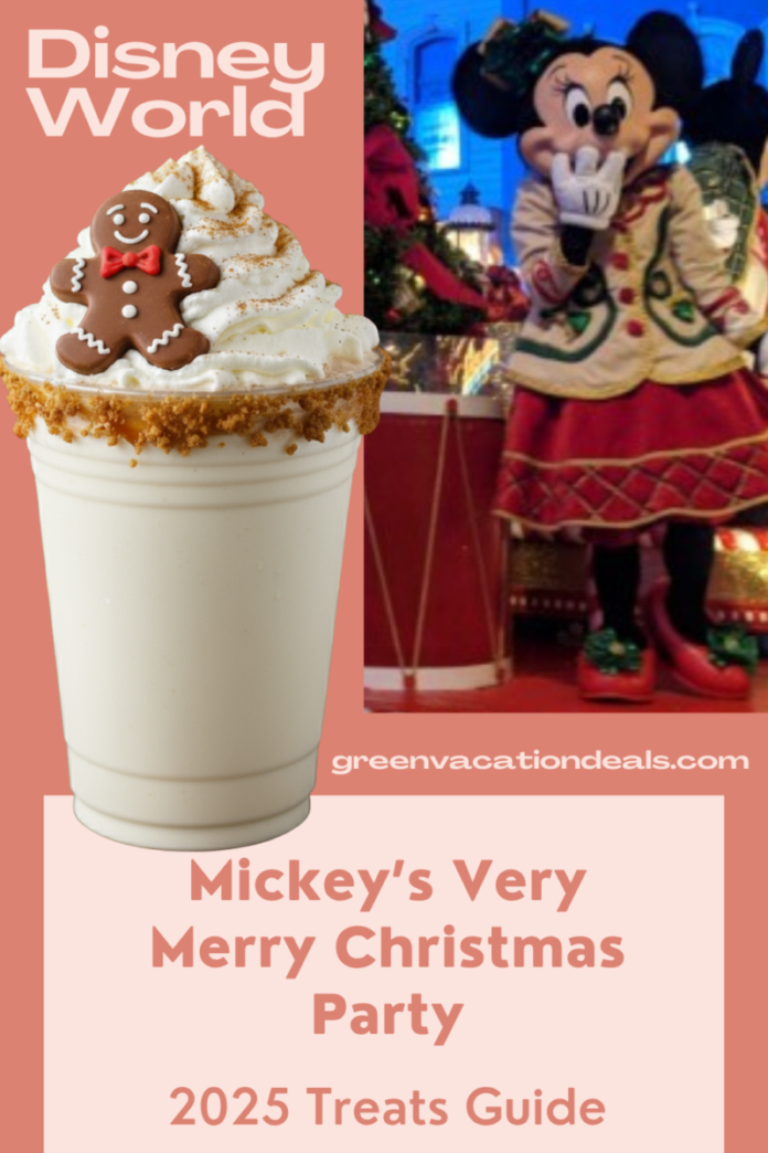 Mickey's Very Merry Christmas Party 2025 Treats Guide