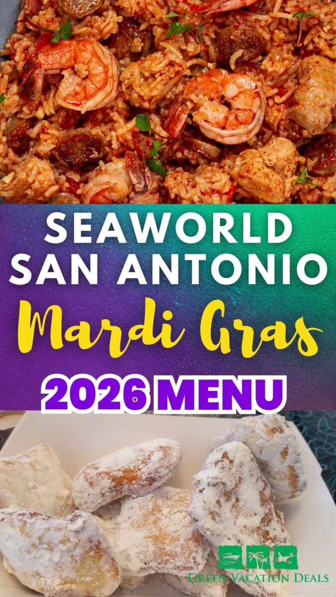 SeaWorld San Antonio Mardi Gras 2026 Menu Guide 2026 Menu Guide for SeaWorld San Antonio's Mardi Gras event