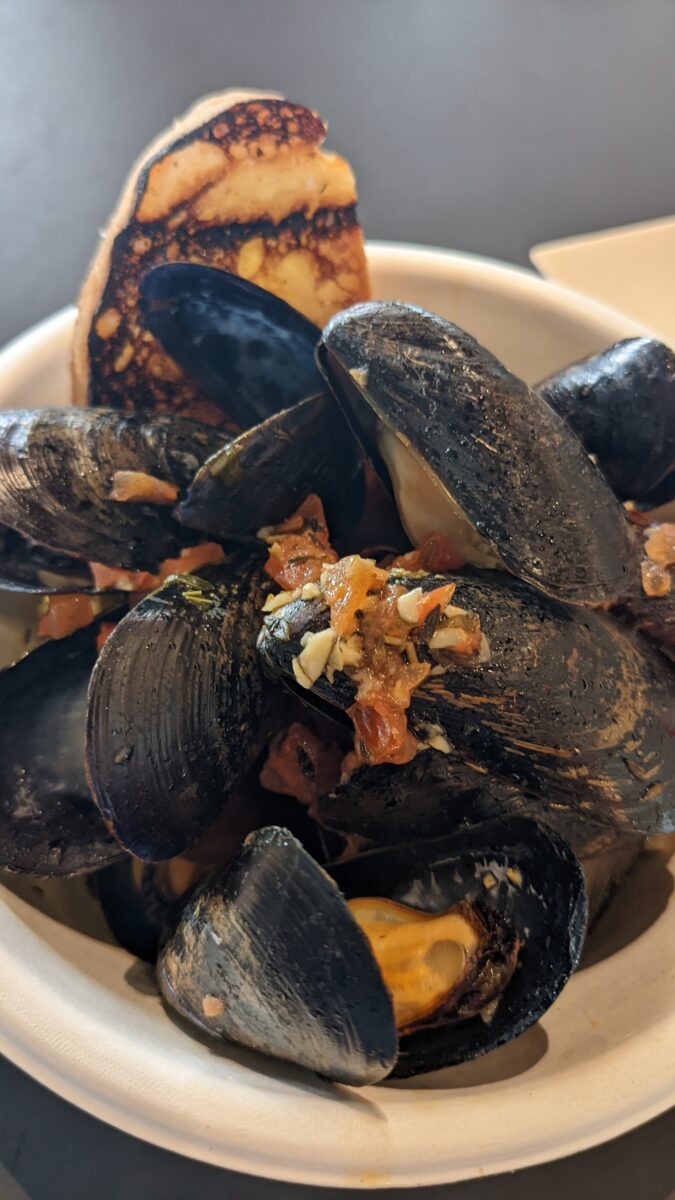 A picture of PEI Mussels from Disney World's Festival of the Arts