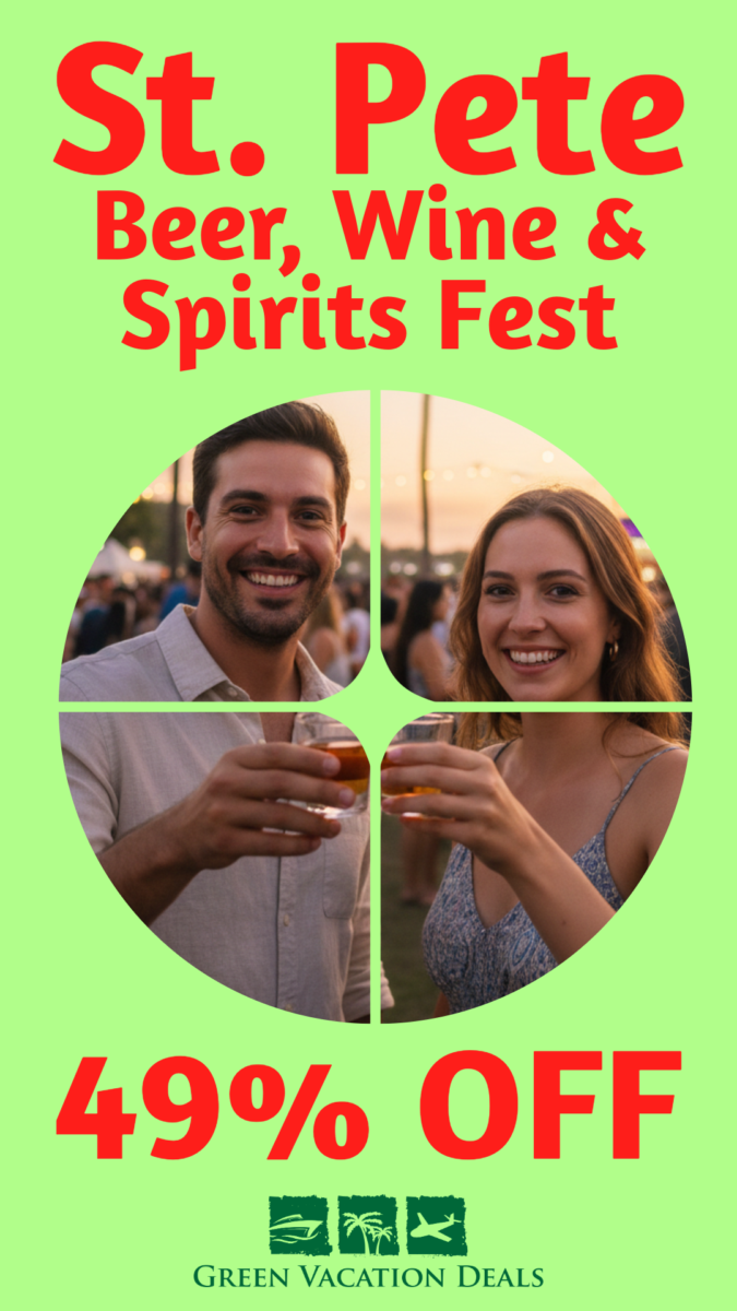 St. Pete Beer Wine & Spirits Fest: 49% off coupon