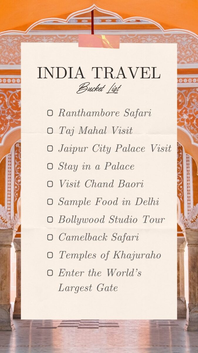 India Travel Bucket List: See ten things you must do when you visit India