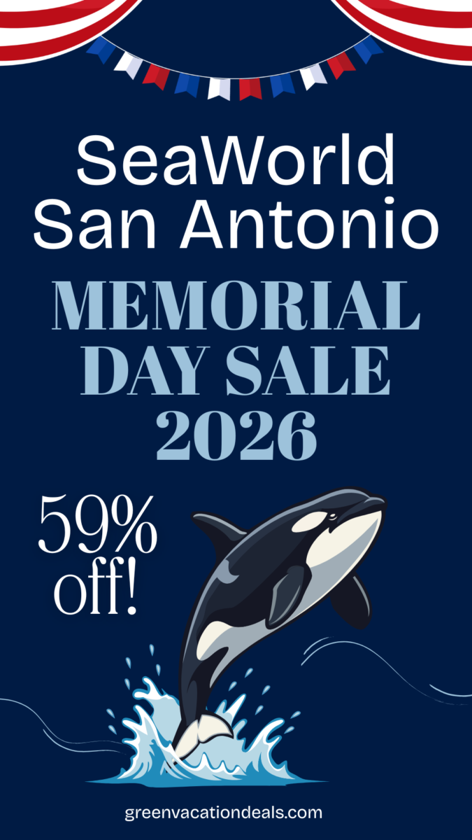 SeaWorld San Antonio Memorial Day Sale 2026: 59% off tickets