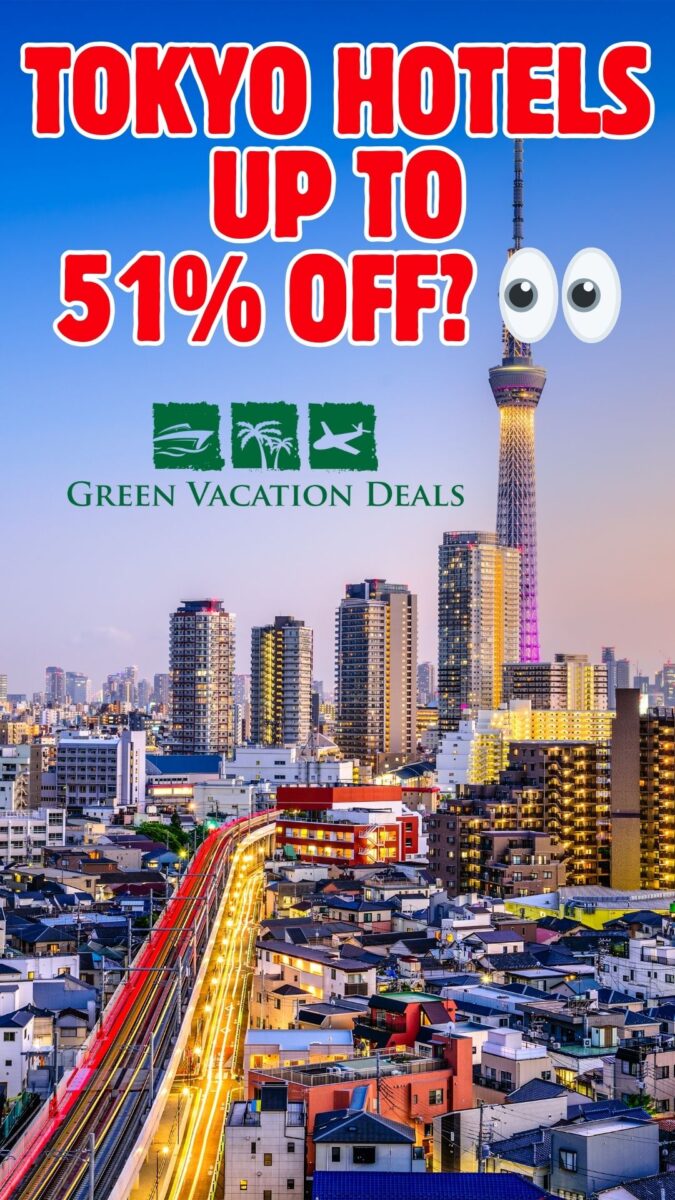 We tell you about Tokyo hotels up to 51% off