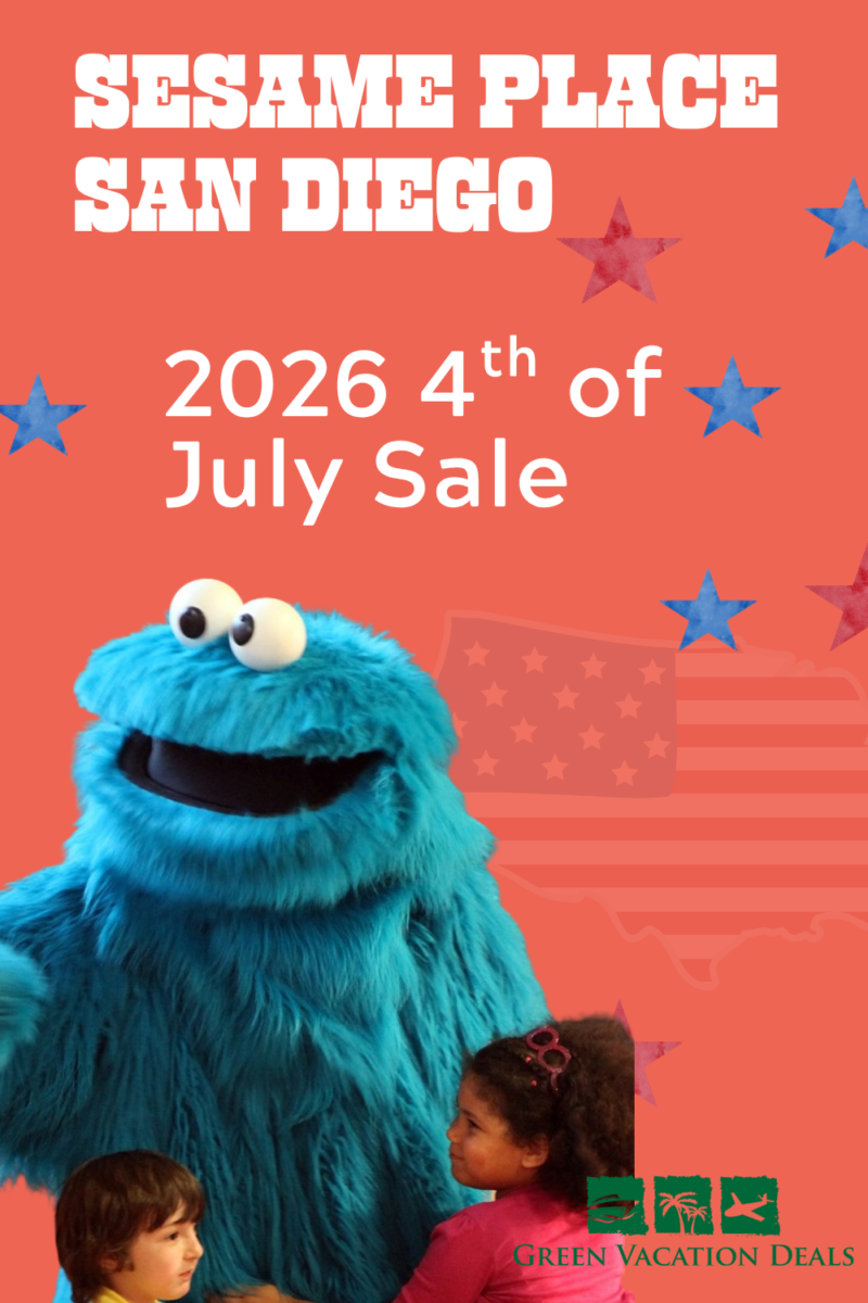 Sesame Place San Diego 2026 4th of July Sale