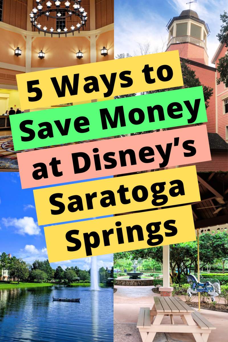 5 Ways to Save Money at Disney's Saratoga Springs