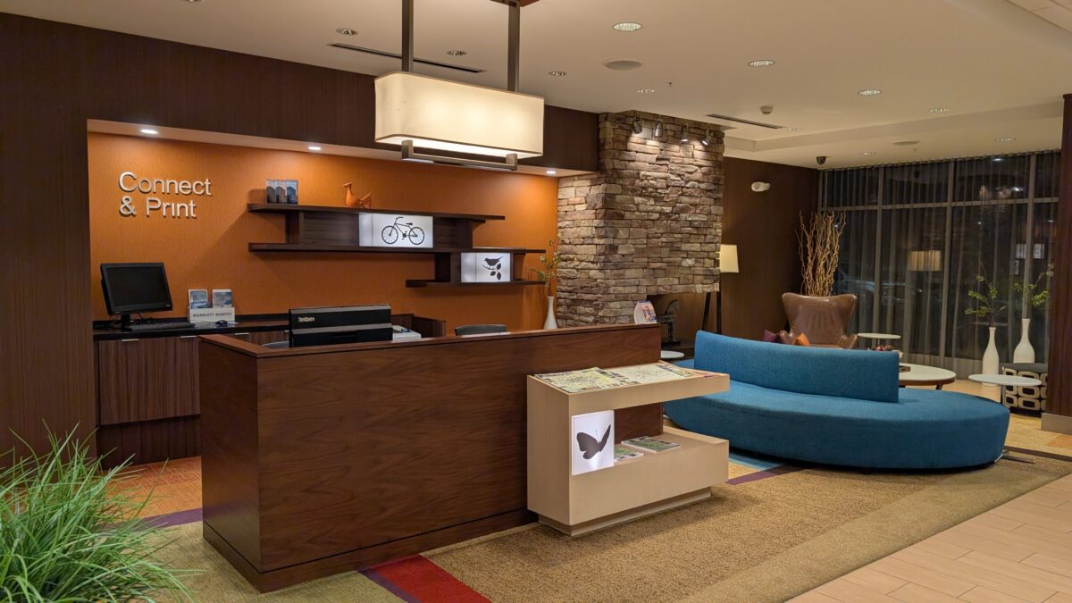 A picture of the business center at Fairfield Inn & Suites by Marriott Asheville Tunnel Road
