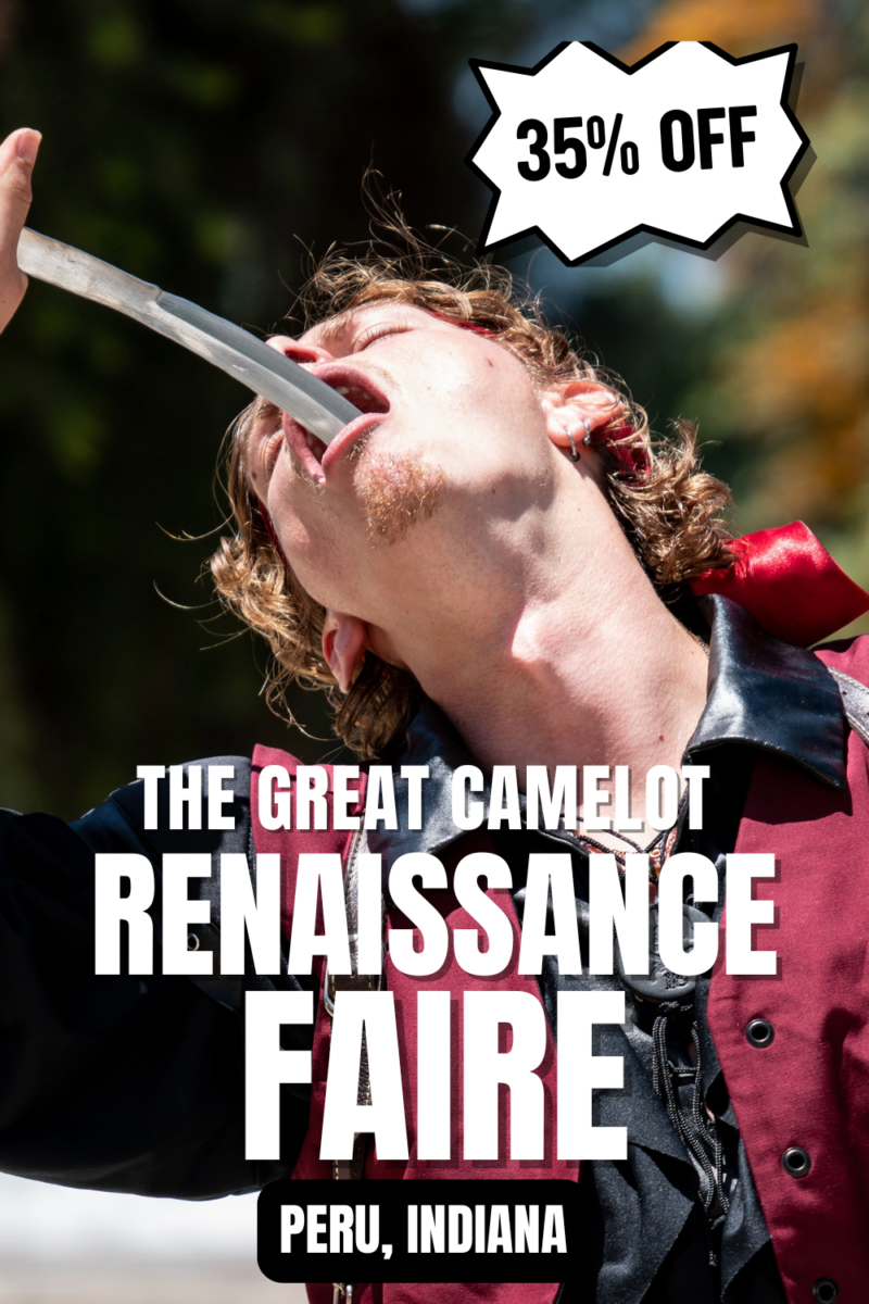 35% Off the Great Camelot Renaissance Faire in Peru, Indiana