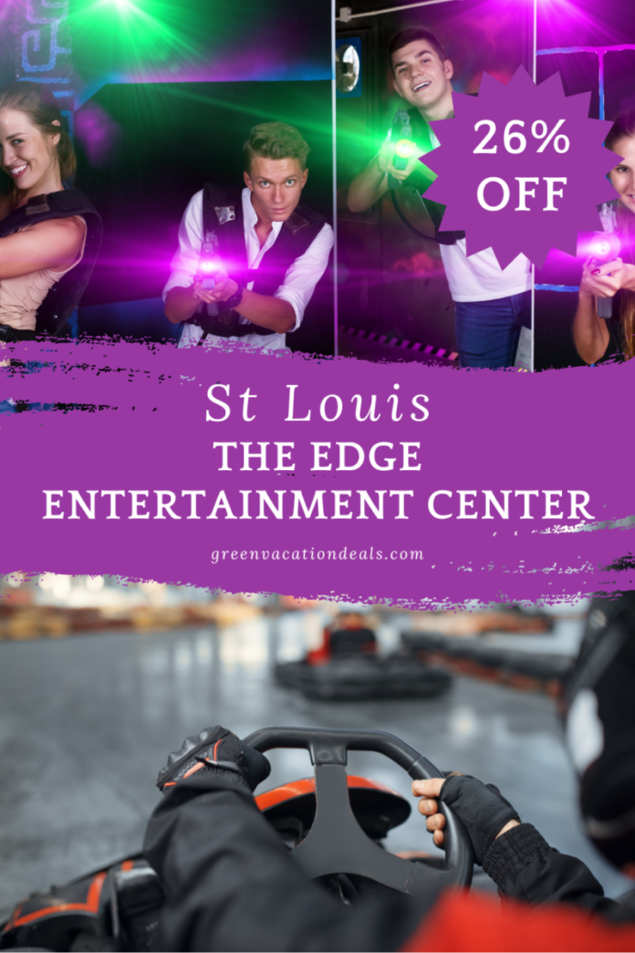 Save money with a coupon or promo code for the St. Louis Edge Entertainment Center