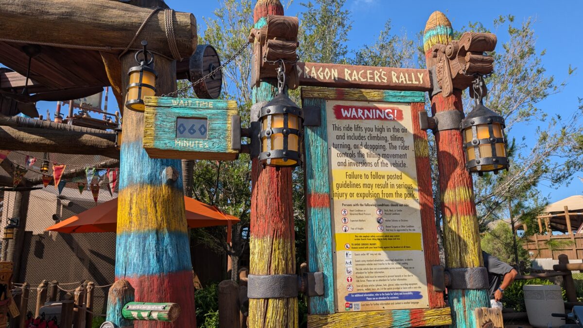 Entrance to Dragon Racers Rally Ride in Isle of Berk at Epic Universe