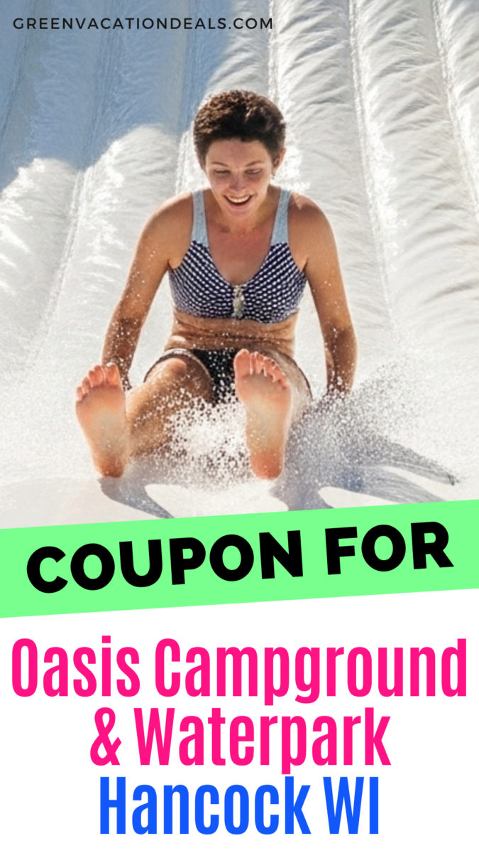 Coupon for Oasis Campground and Waterpark Hancock WI