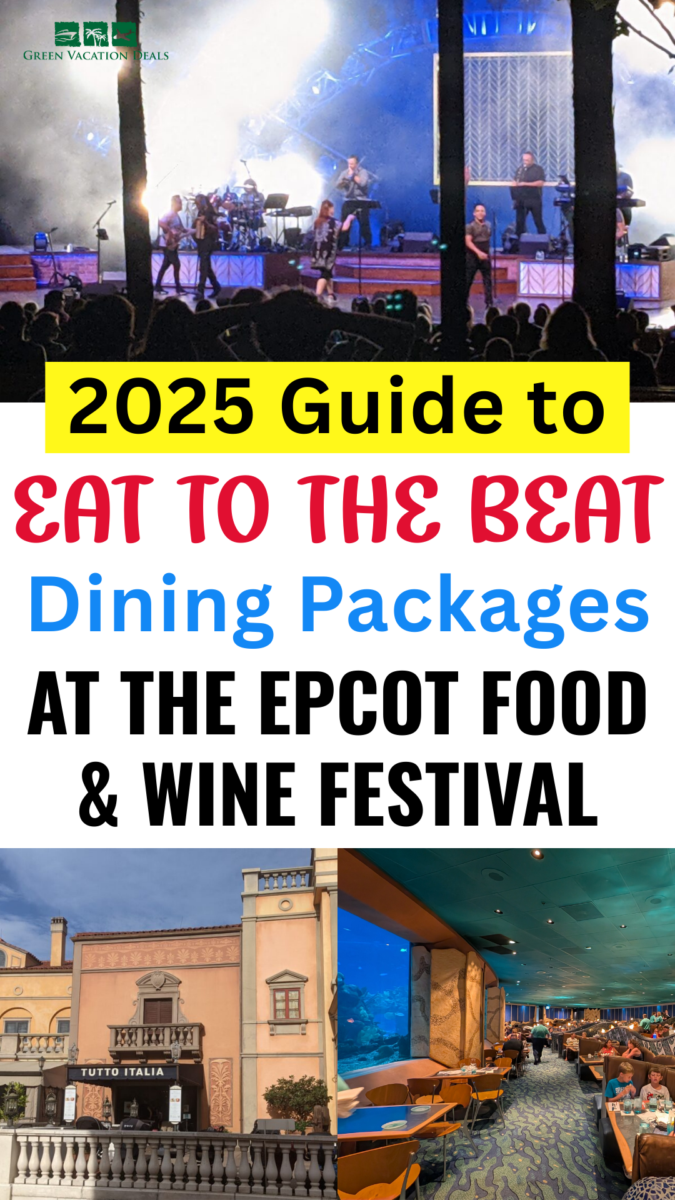 2025 Guide to Eat to the Beat Dining Packages at the Epcot Food and Wine Festival