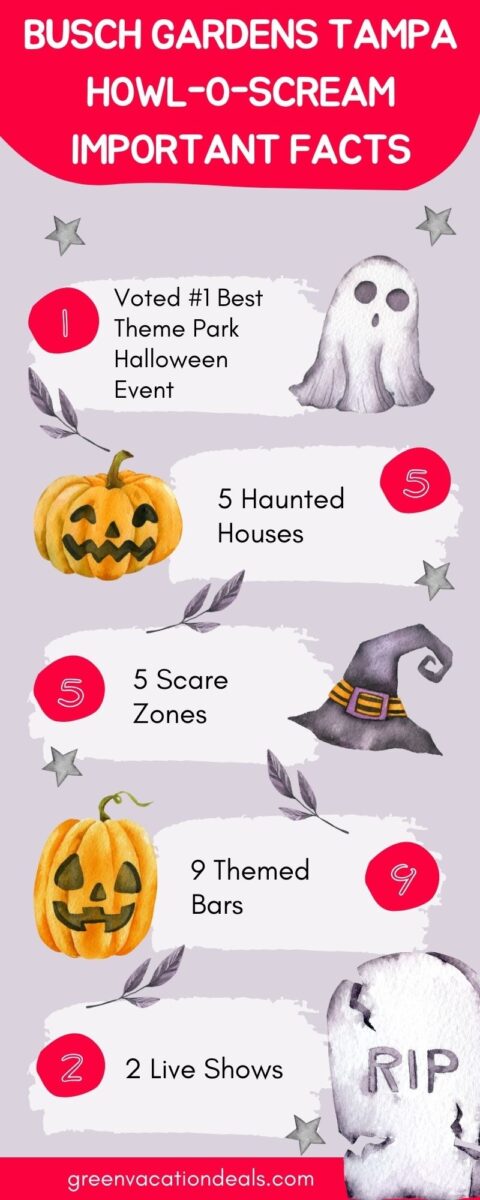 Busch Gardens Tampa Bay Howl-O-Scream 2025 Guide