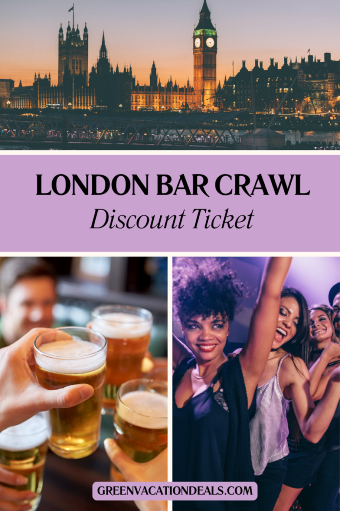 London Bar Crawl Discount Ticket
