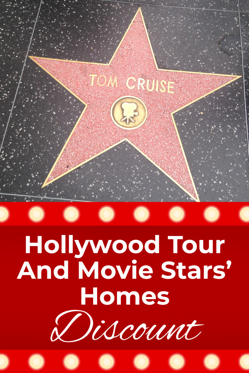 Hollywood Tour and Movie Stars' Homes Discount