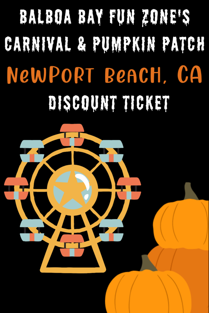 Balboa Bay Fun Zone's Carnival & Pumpkin Patch Newport Beach, CA: Discount Ticket