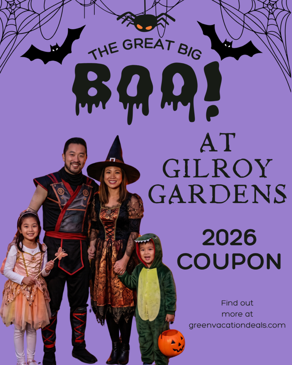 2026 Coupon for The Great Big Boo! at Gilroy Gardens them park in Northern California