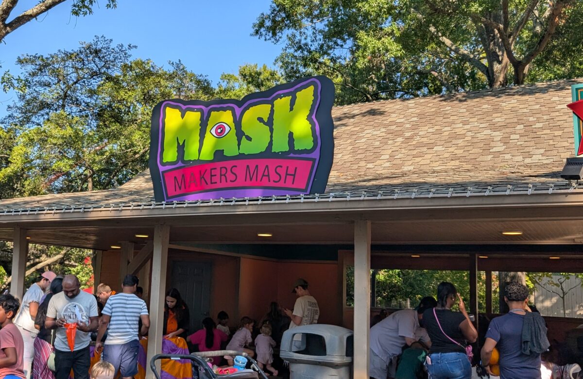 Mask Makers Mash at Carowinds Tricks and Treats event in Charlotte, NC