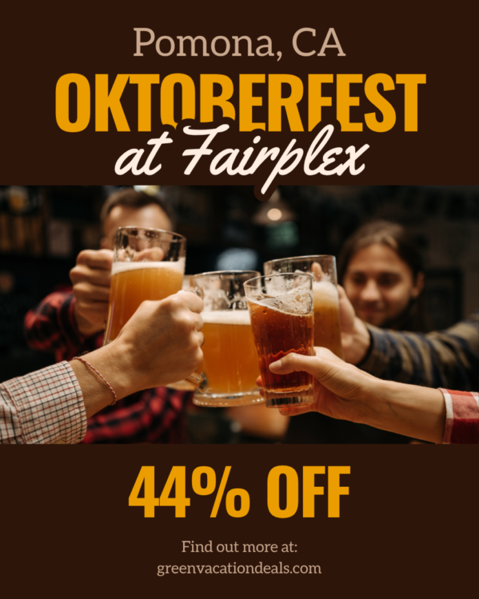 Coupons For 2026 Oktoberfest At Fairplex In Pomona Fairplex Oktoberfest Coupon: Save 44%