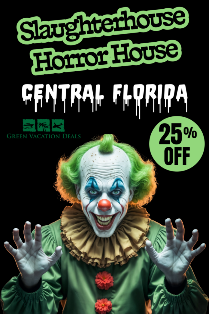 Coupon For Slaughterhouse at Horror House Nights in Lake Hamilton, Florida Slaughterhouse Horror House Central Florida Coupon 25% Off