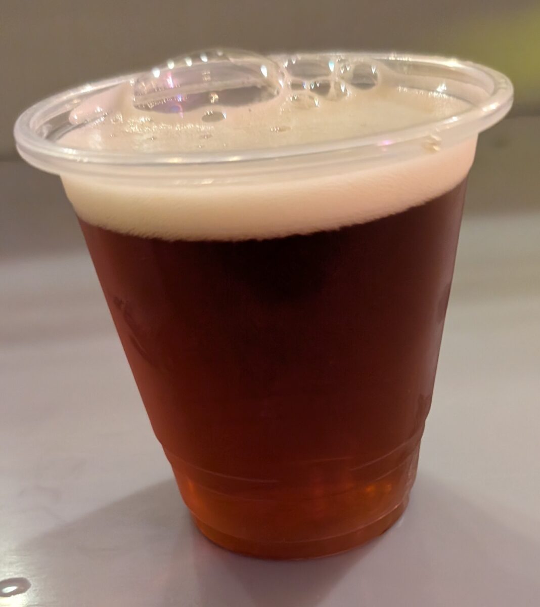 A picture of the von Trapp Brewing Natür Helles Lager, which you can buy at Disney World at the Flavors of America Marketplace during the Epcot Food & Wine Festival