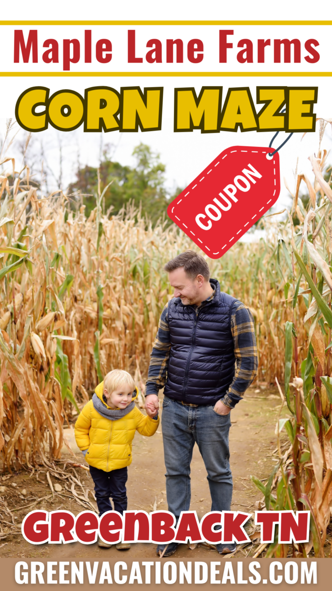 Maple Lane Farms Corn Maze Coupon in Greenback TN