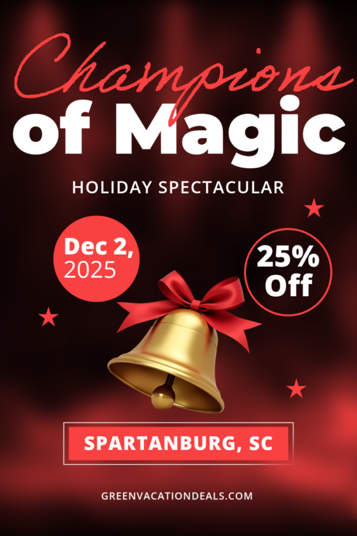 Champions of Magic Spartanburg SC 25% Off