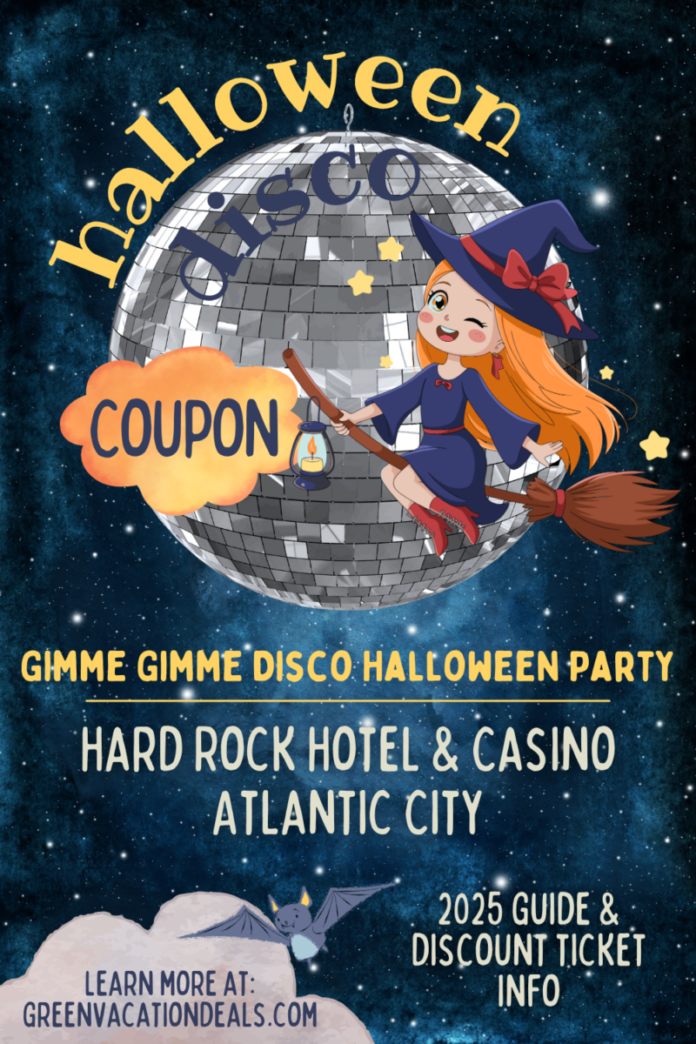 Coupon for Gimme Gimme Disco Halloween Party at Hard Rock Hotel & Casino Atlantic City