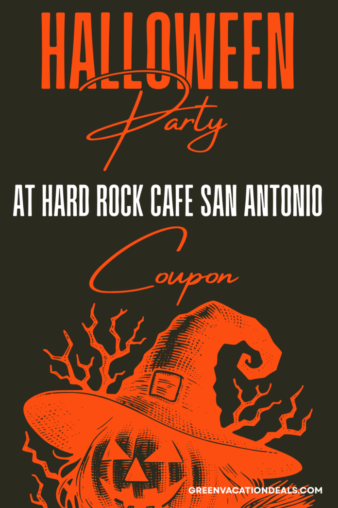 Halloween Party Hard Rock Cafe San Antonio Coupon Discount Halloween Party at Hard Rock San Antonio Coupon