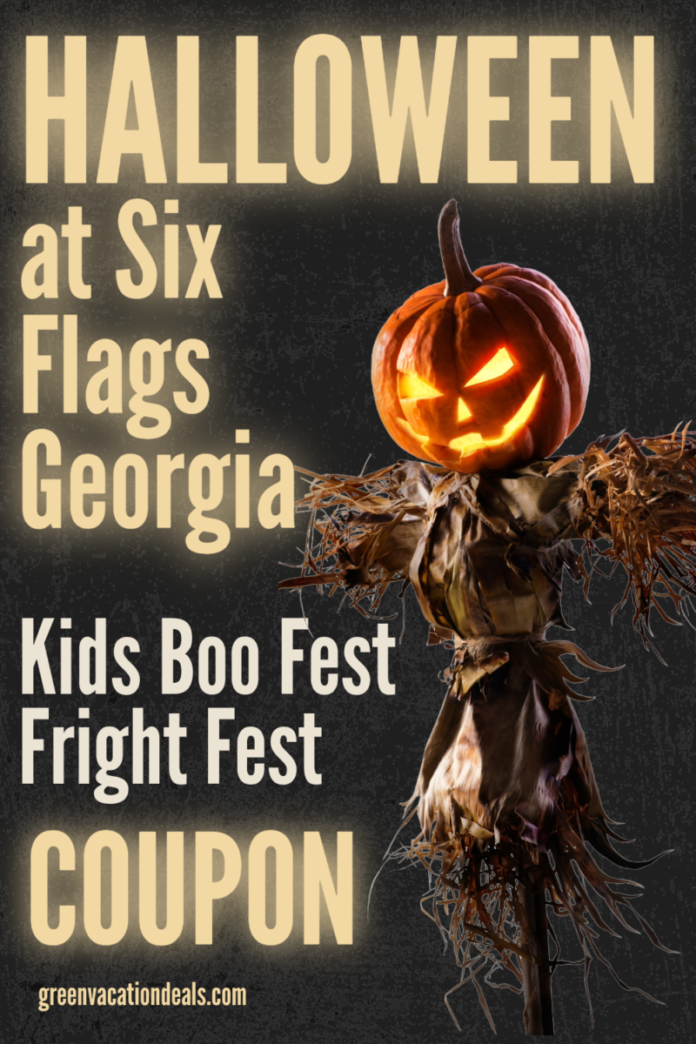 Halloween at Six Flags over Georgia: Coupons for Kids Boo Fest & Fright Fest