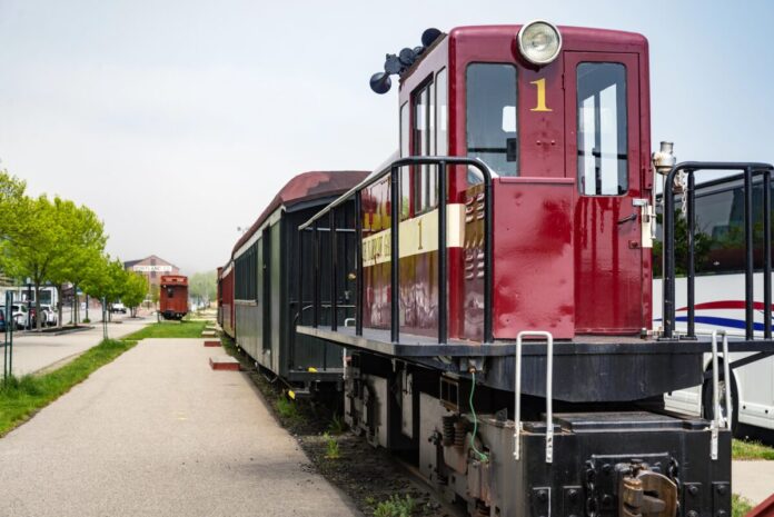 A picture from the Maine Narrow Gauge Railroad & Museum in Portland, Maine